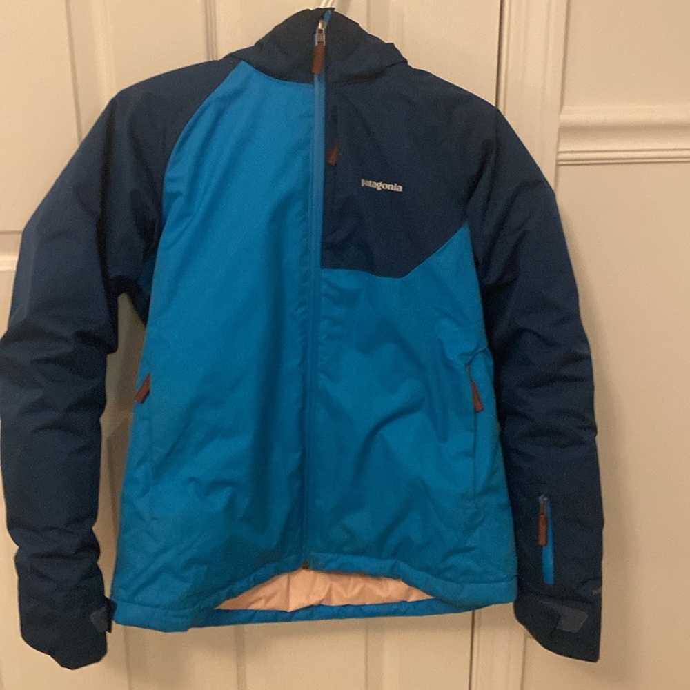 Patagonia Snowbelle jacket, size XXL(16-18), pink interior, exterior blue - Picture 2 of 10